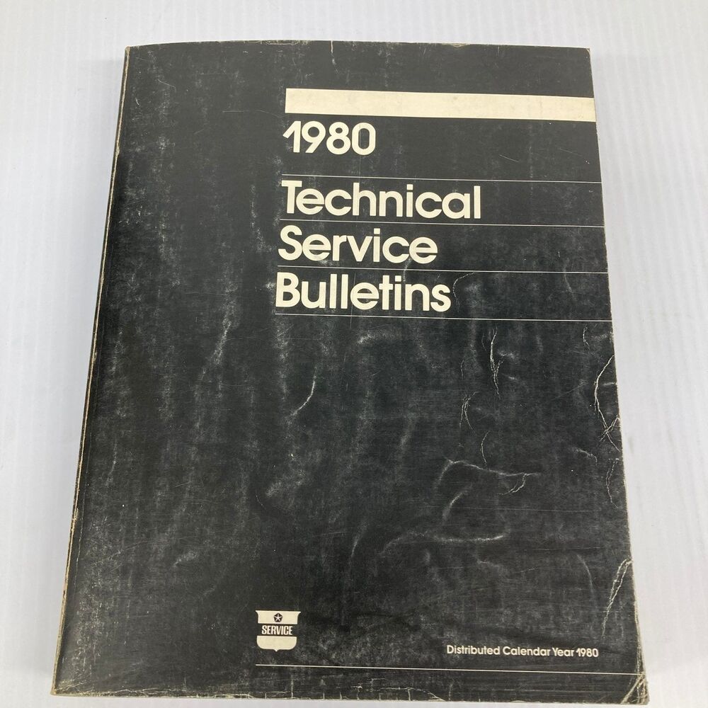 Chrysler Technical Service Bulletins Chrysler 1980 Manual